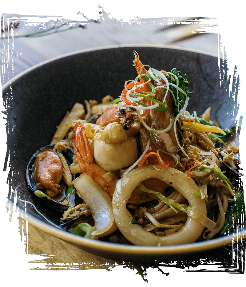 35. PHỞ XÀO HẢI SẢN