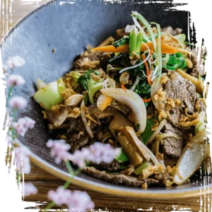 36. PHỞ XÀO BÒ